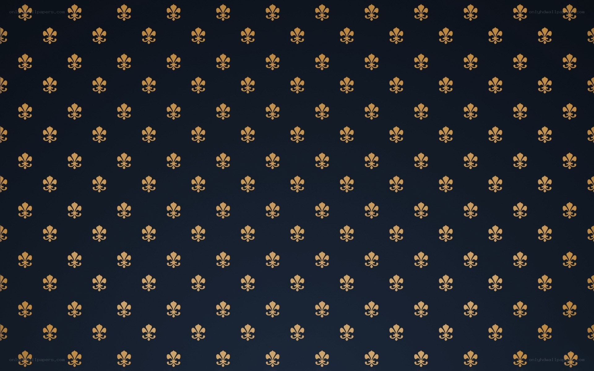 gold fleur-de-lis pattern