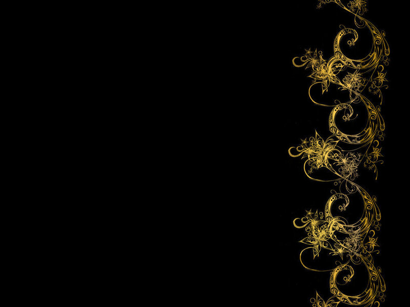 Gold Floral Pattern