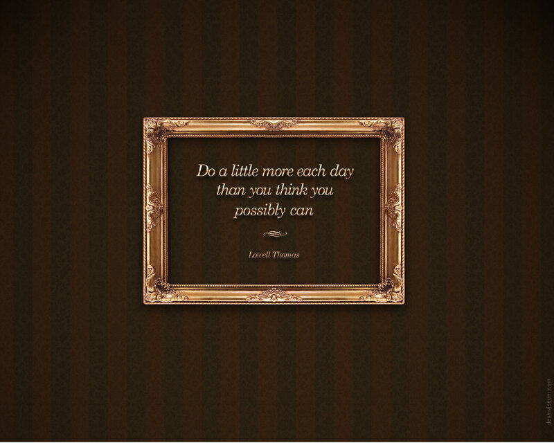 Gold Frame with Quote