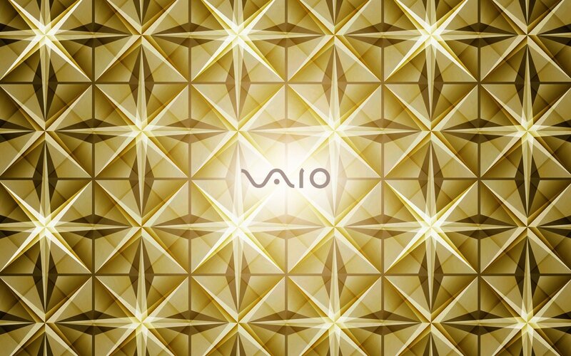 gold geometric pattern with logo