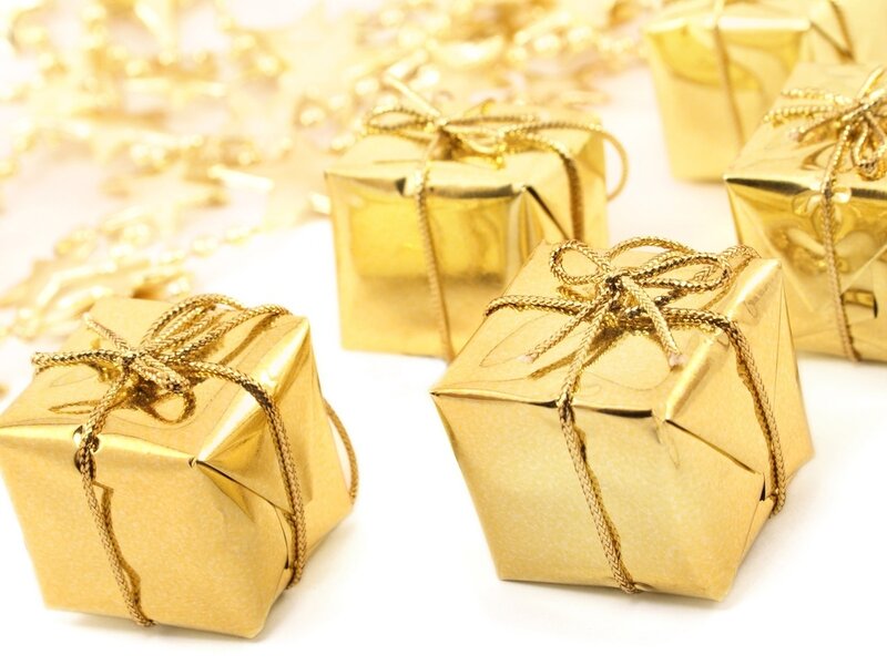 Gold Gift Boxes