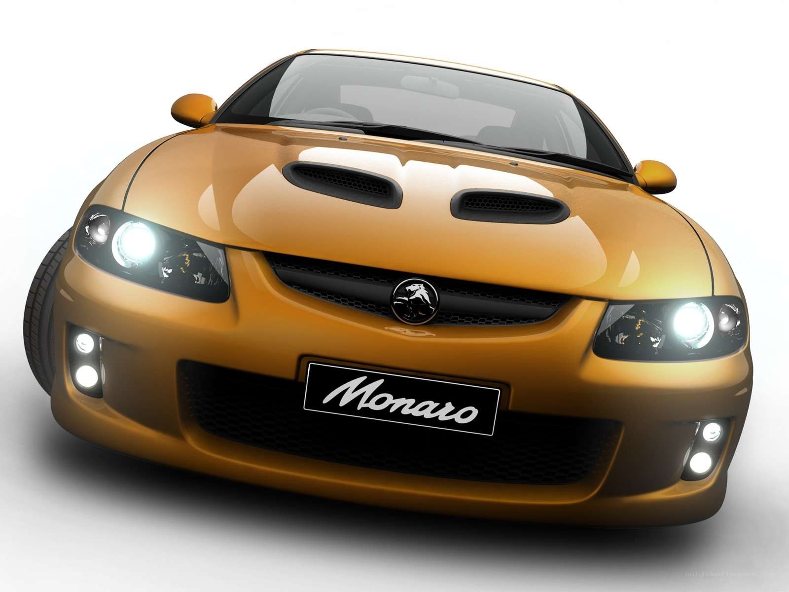 Gold Holden Monaro car