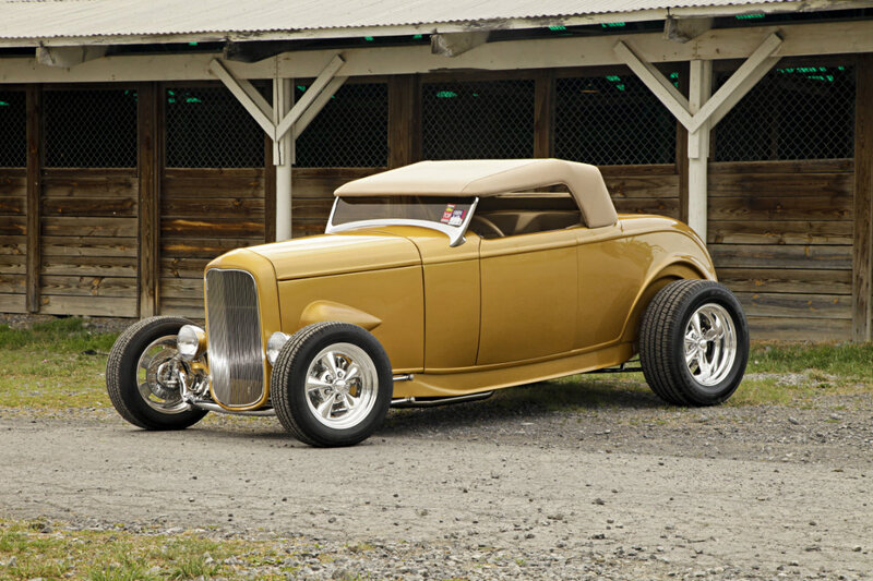 Gold Hot Rod Car — Calm