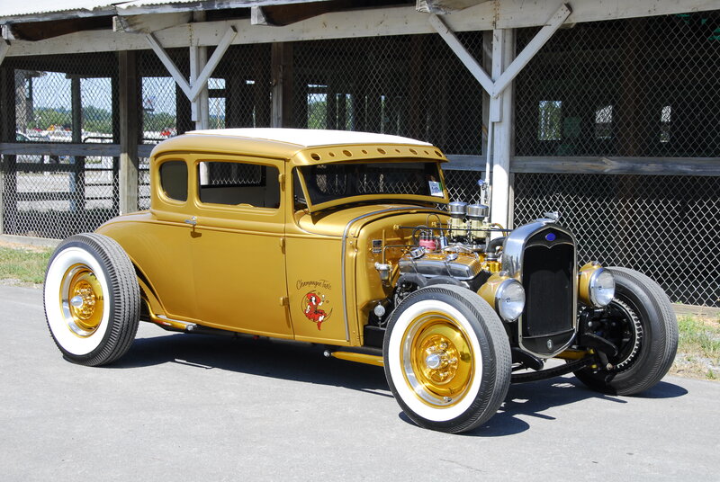 Gold Hot Rod Car — Showcase