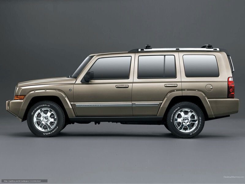 gold jeep commander suv