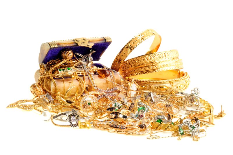 Gold Jewelry Pile