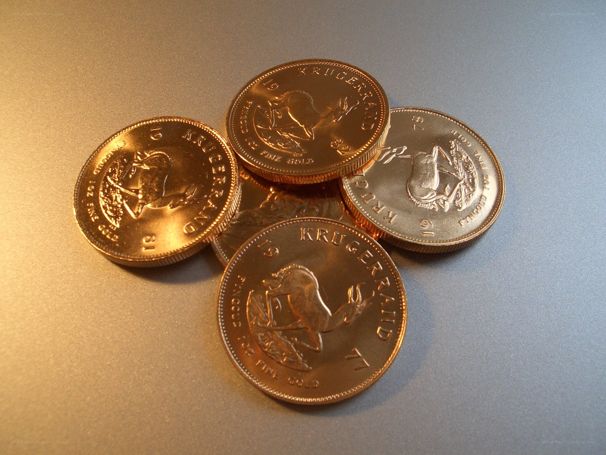 gold krugerrand coins