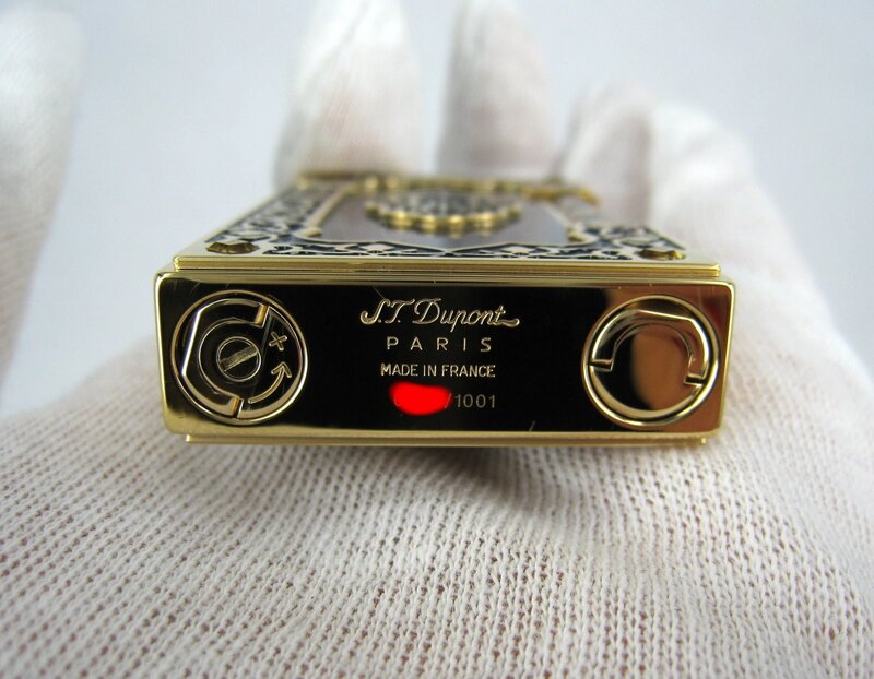 Gold Lighter on Cloth
