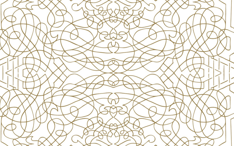 Gold Line Pattern