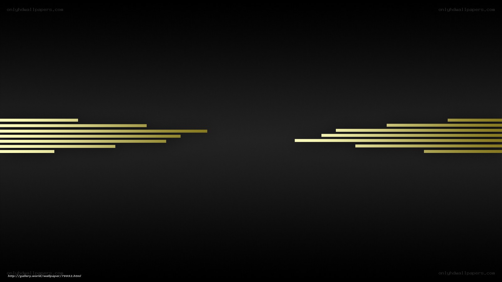 gold lines on black background