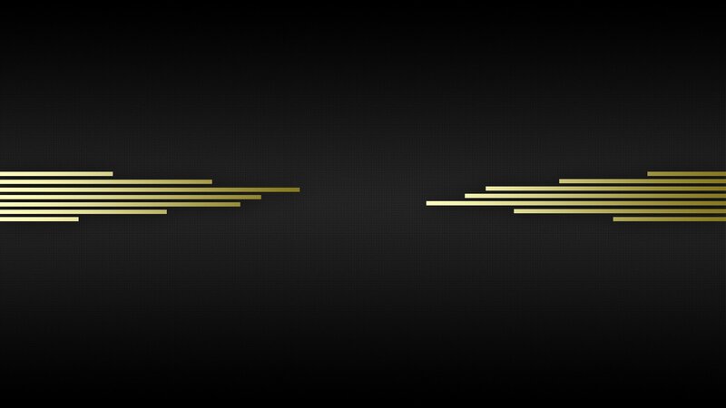 Gold Lines on Black — Minimalist