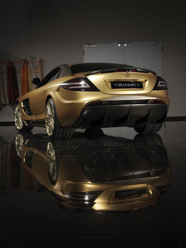 Gold Mansory sports car