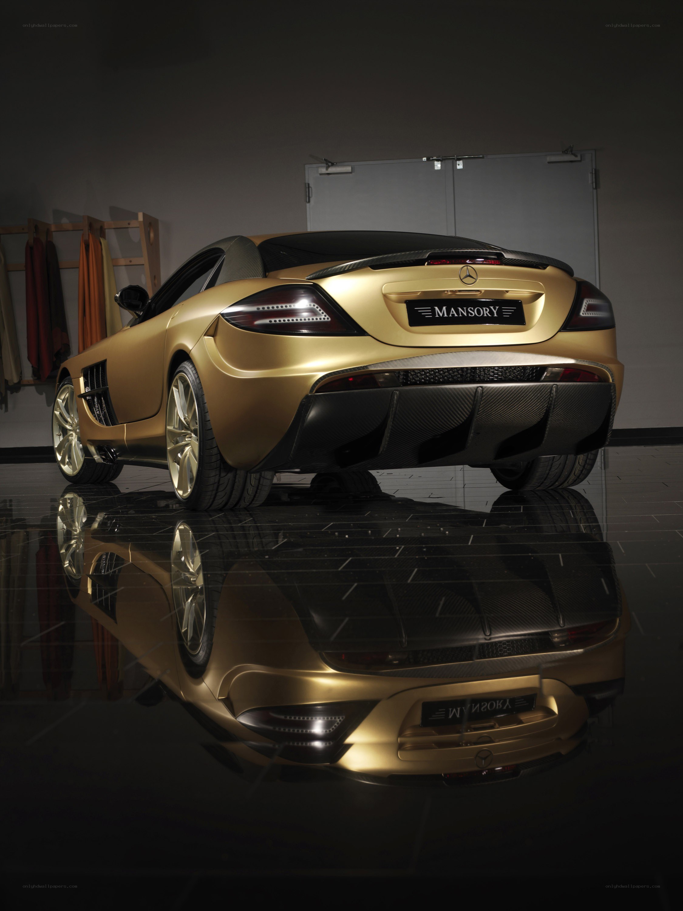 Gold Mansory sports car