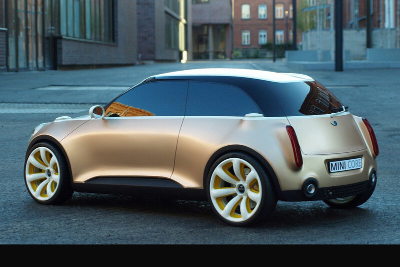 Gold Mini Concept Car