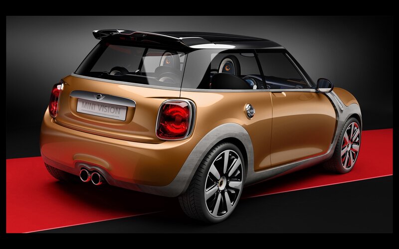 Gold Mini Vision concept car