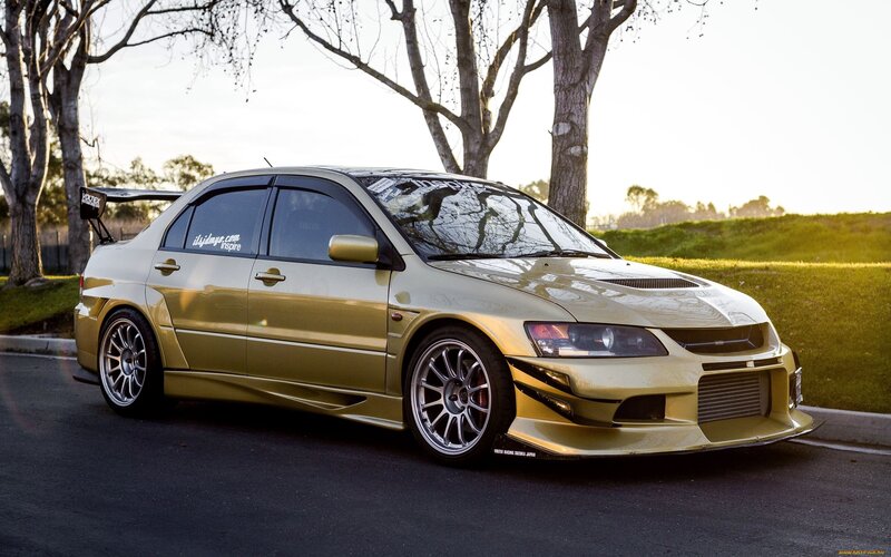 Gold Modified Sedan