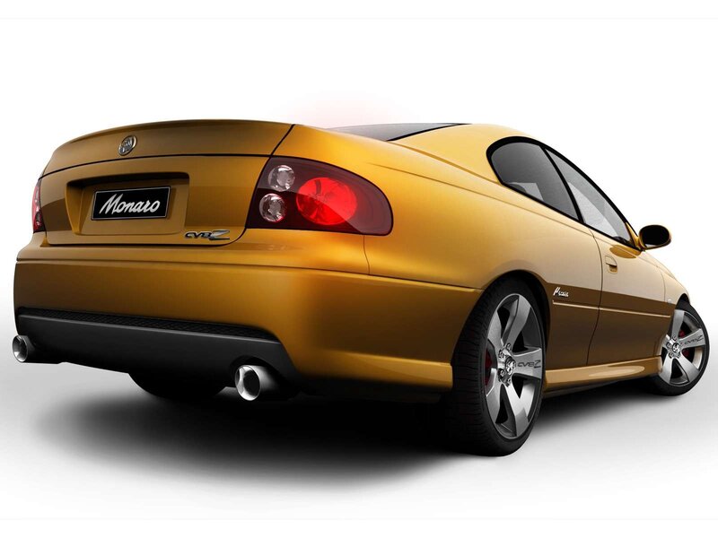 Gold Monaro CV8Z sports car