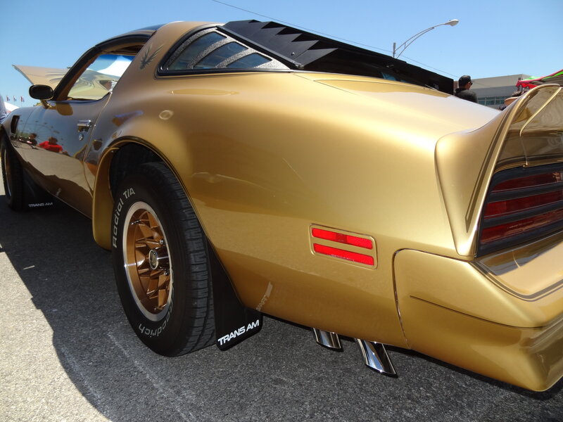 Gold Muscle Car — Showcase, Afternoon