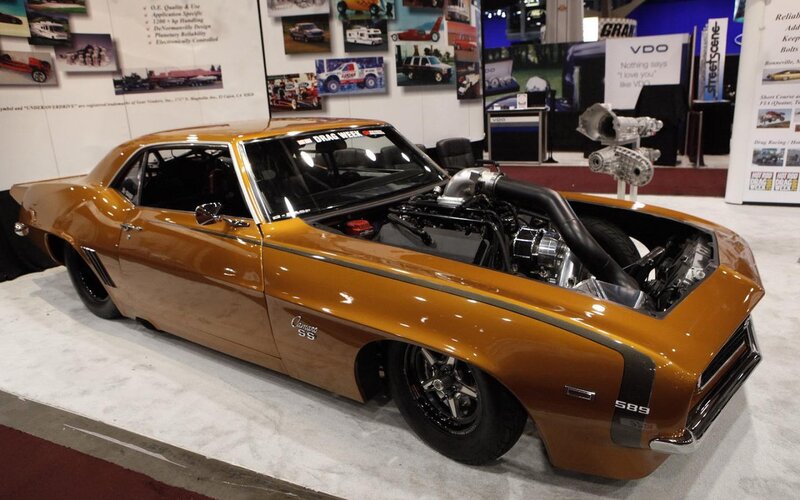Gold Muscle Car — Showcase
