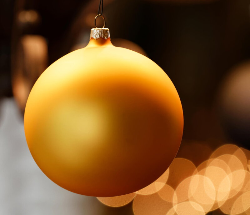 Gold Ornament Hanging