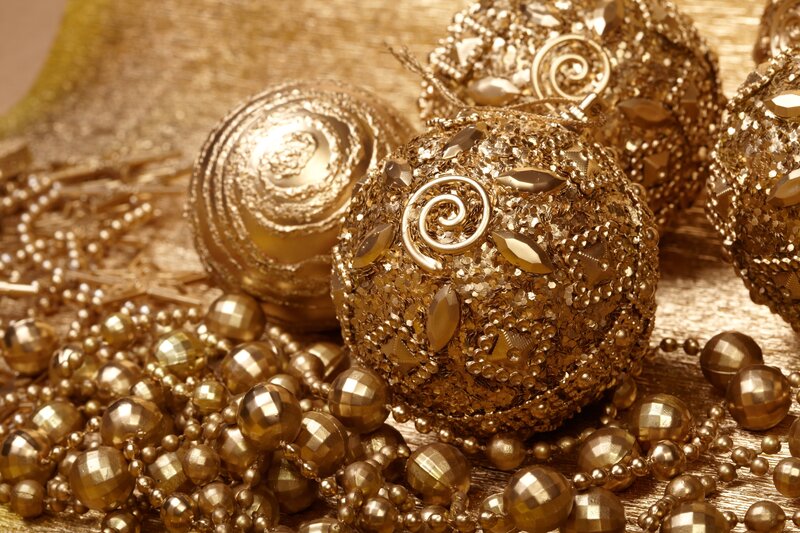 Gold Ornaments and Beads