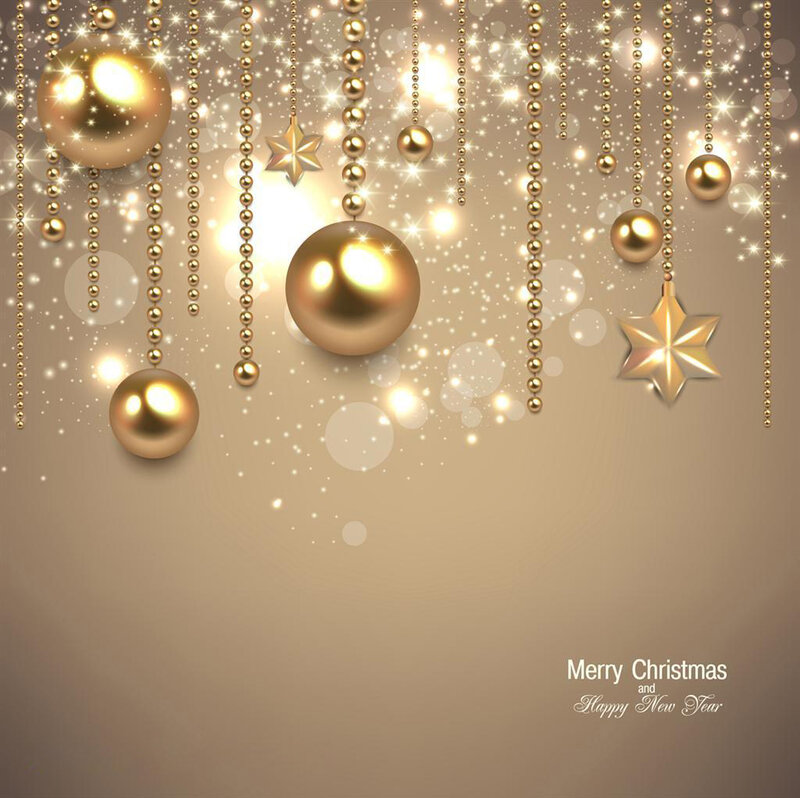 Gold Ornaments Hanging