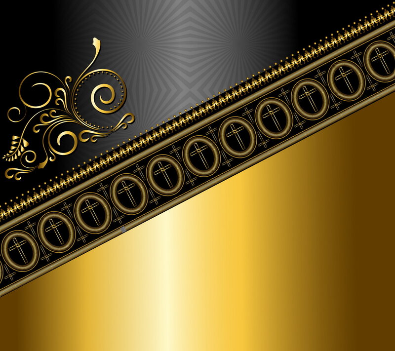 Gold Ornate Border Design