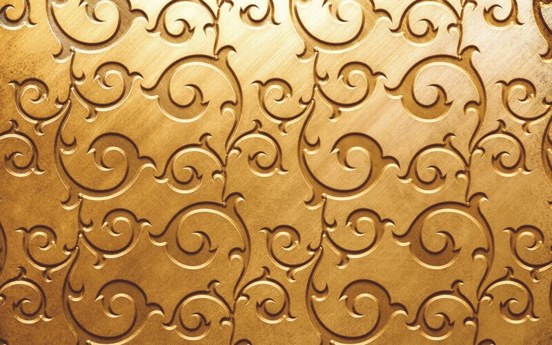 Gold Ornate Pattern — Digital Art