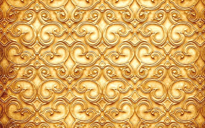 Gold Ornate Pattern — Illustration