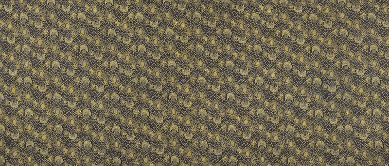 Gold Pattern on Dark Fabric