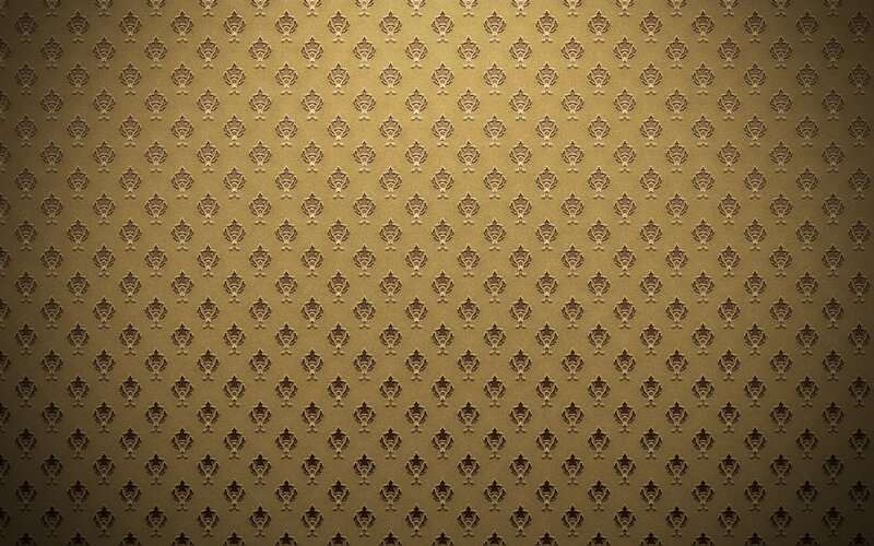 Gold Patterned Wallpaper — Ornate