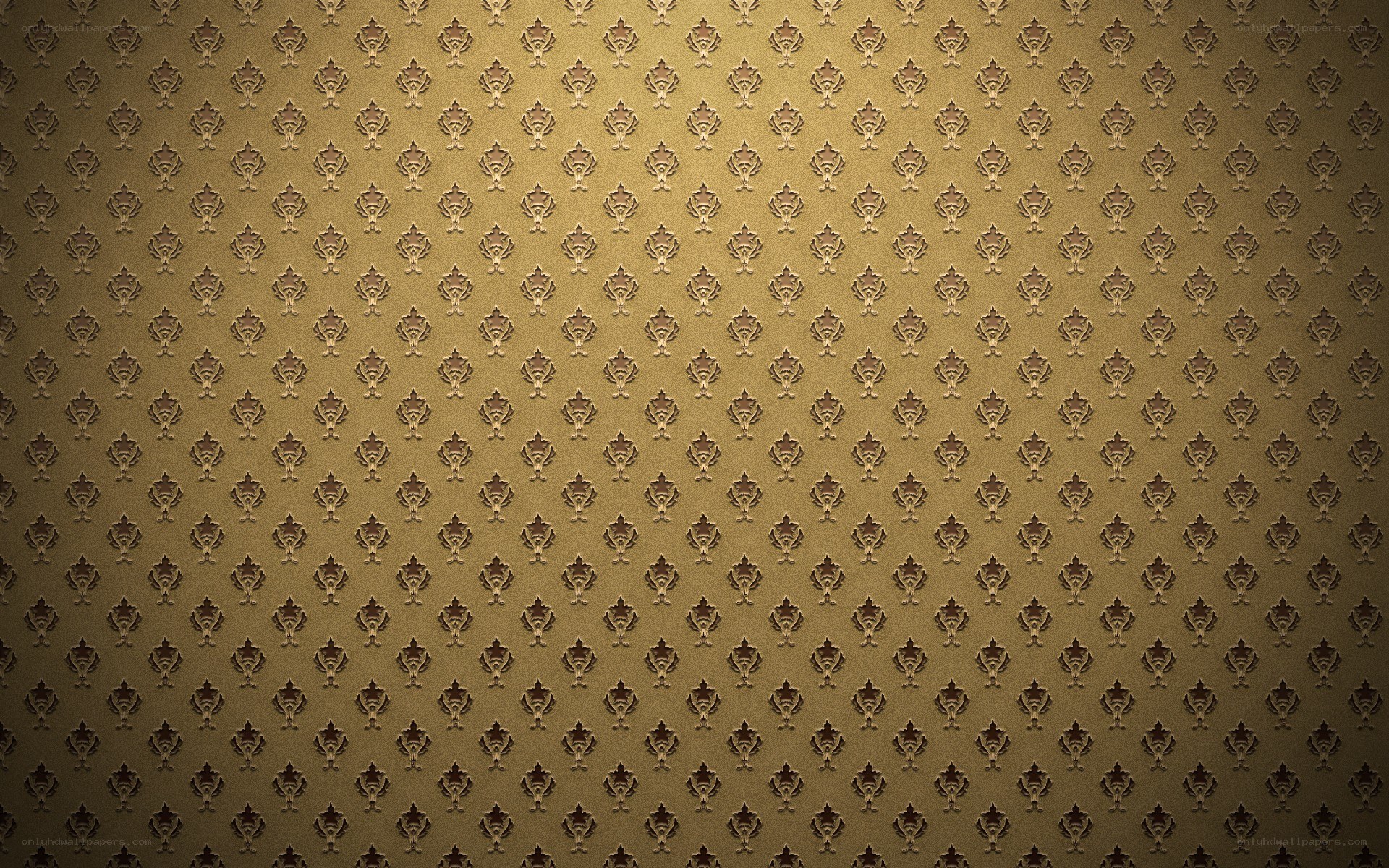 gold patterned wallpaper
