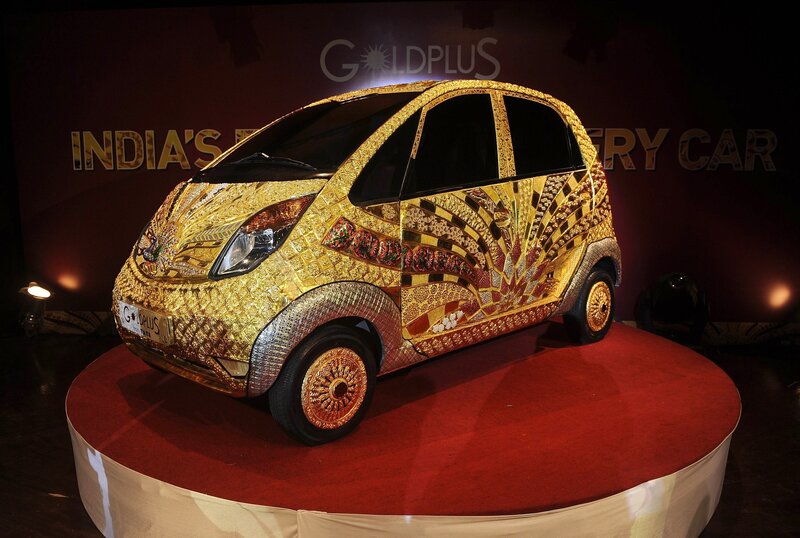 Gold-plated Car