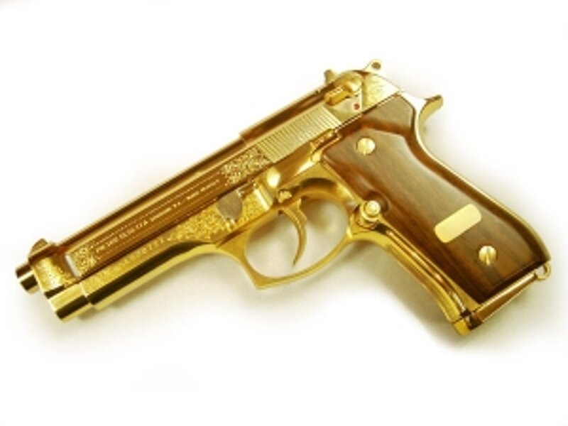 Gold-plated Pistol