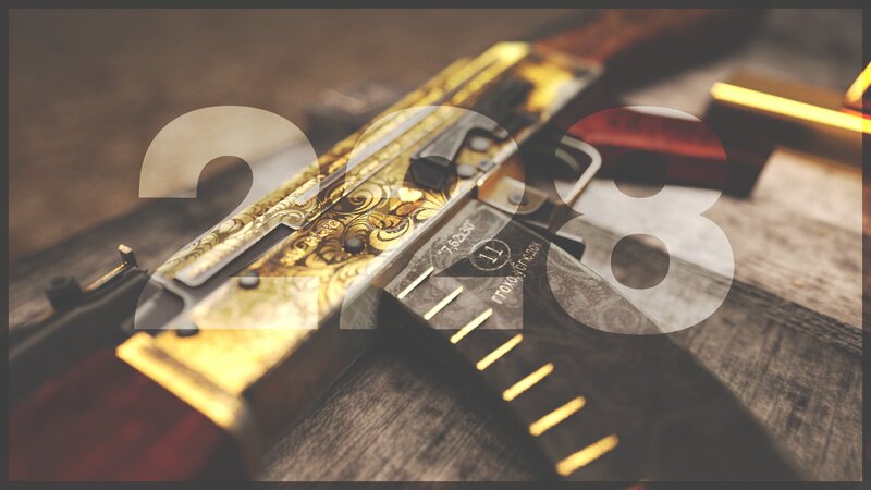 Gold-plated Rifle