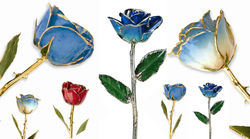 Gold-plated Roses