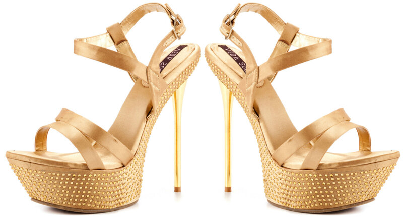 Gold Platform Sandals