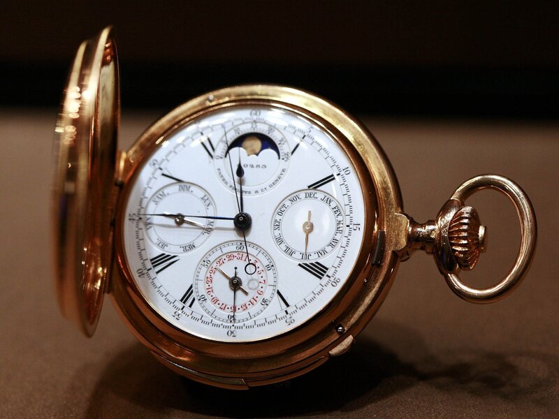 Gold Pocket Watch — Formal