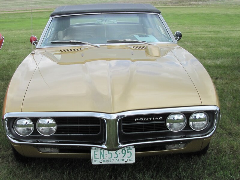 Gold Pontiac Car
