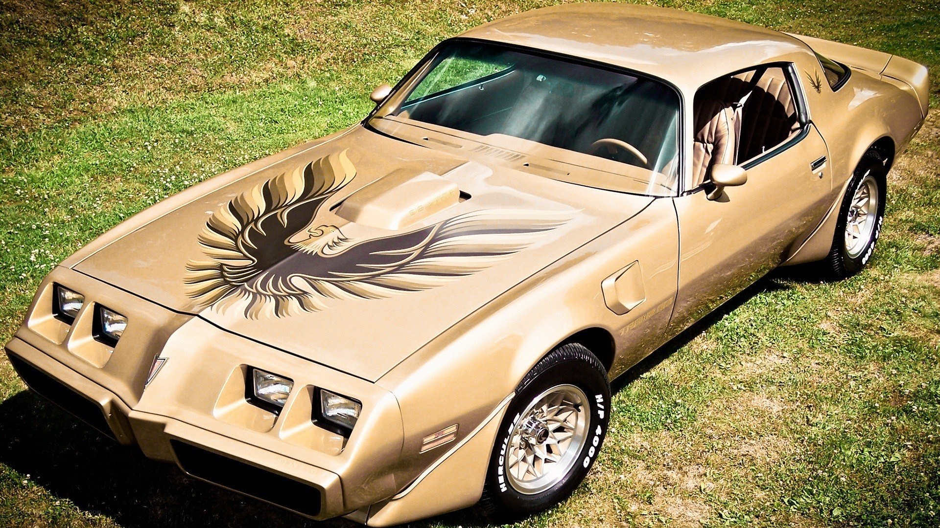 gold pontiac firebird