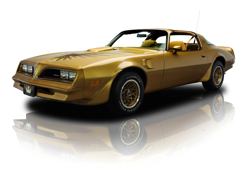 Gold Pontiac Trans Am — Showcase
