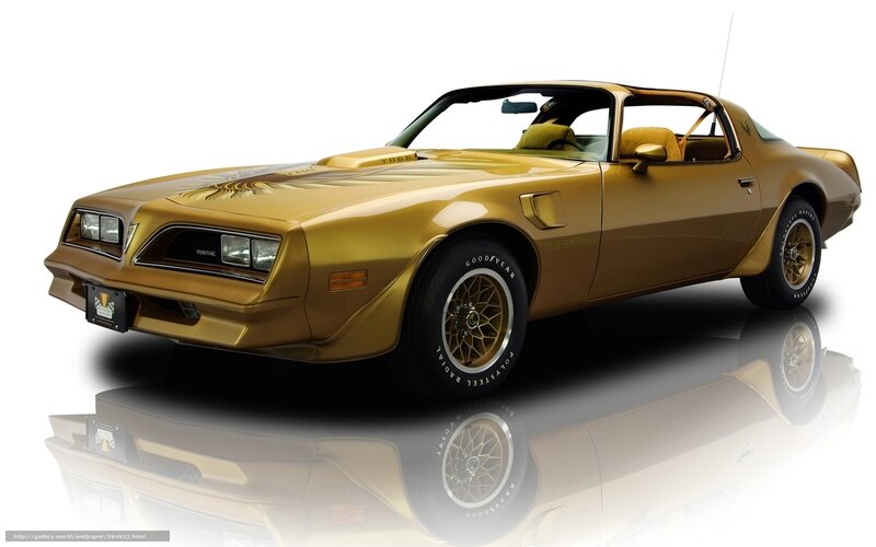 gold pontiac trans am