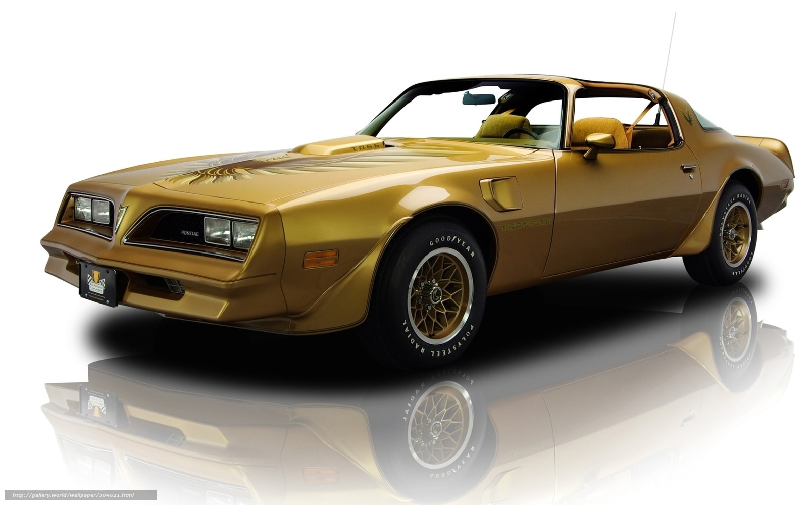 gold pontiac trans am