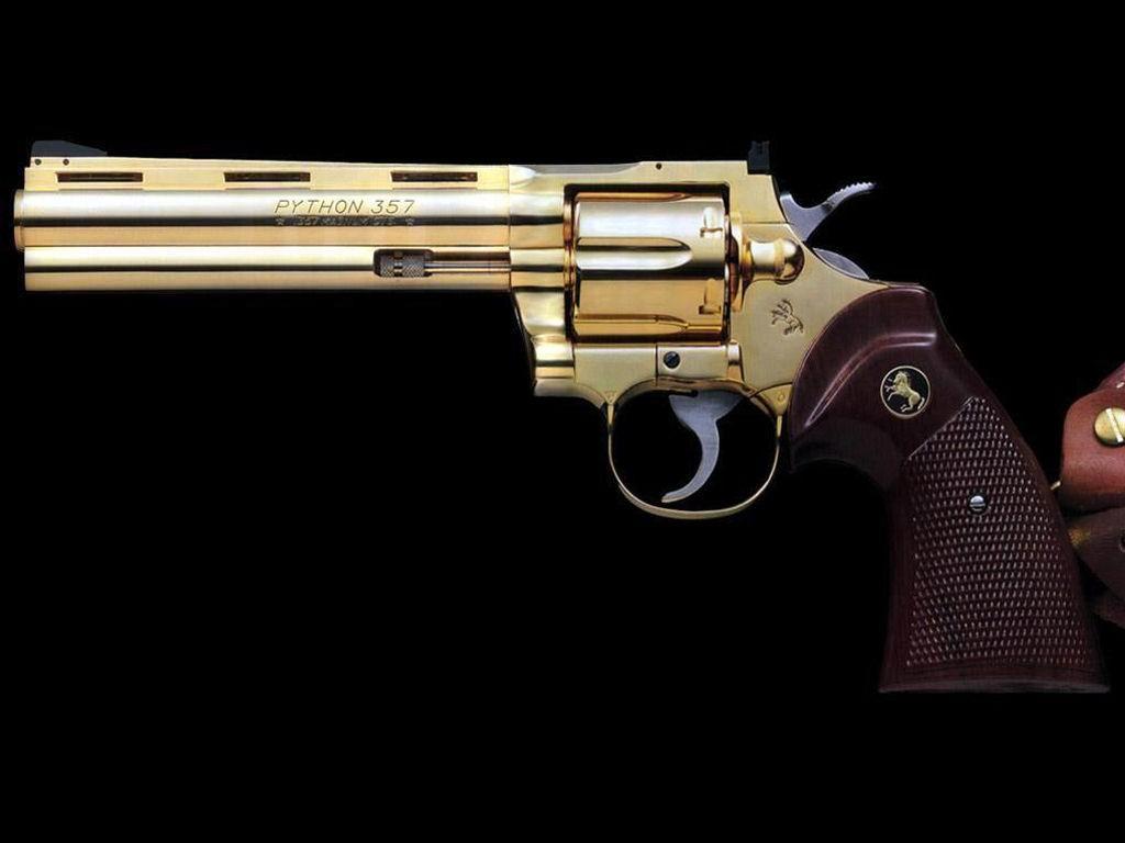 Gold Python Revolver