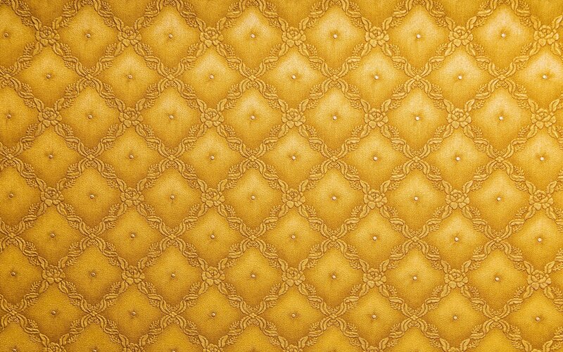 gold quilted pattern