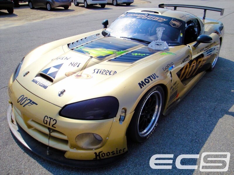 Gold Race Car