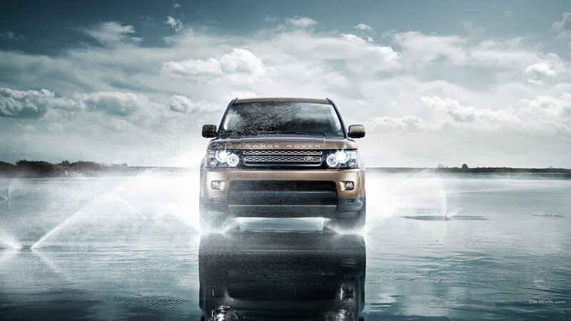 Gold Range Rover Suv — Gray