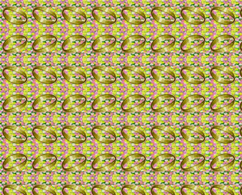 Gold Rings Pattern