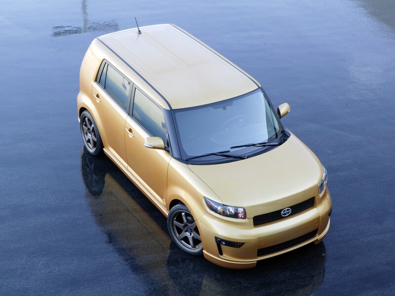 Gold Scion XB Car