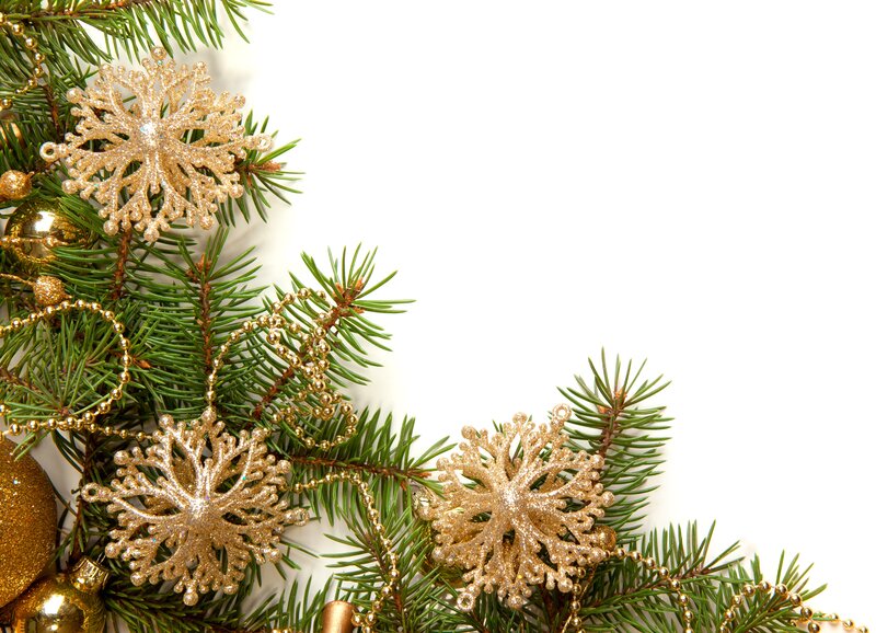 Gold Snowflake Ornaments